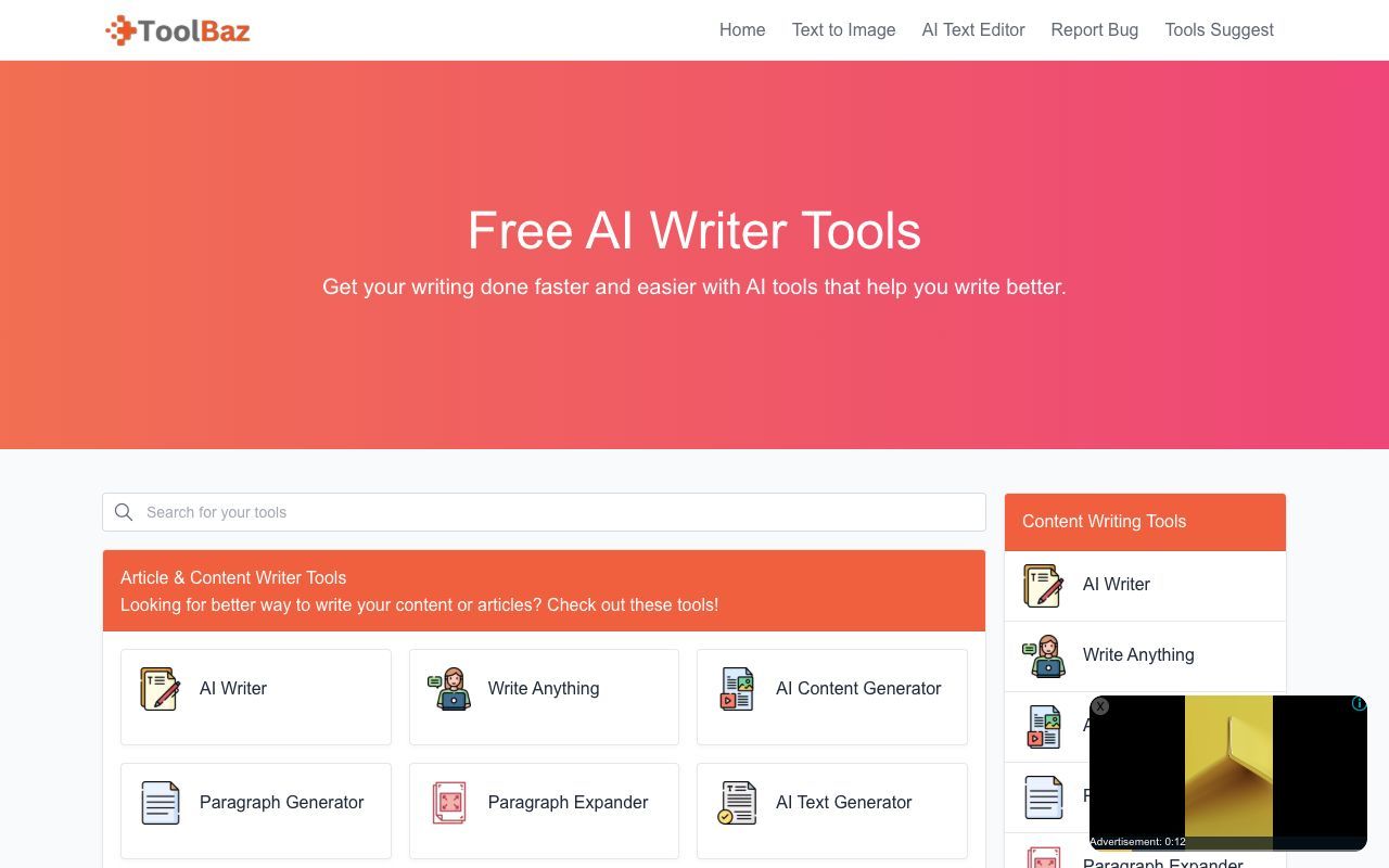 ToolBaz Review 2026 - Features, Pricing & Alternatives | ToolJunction
