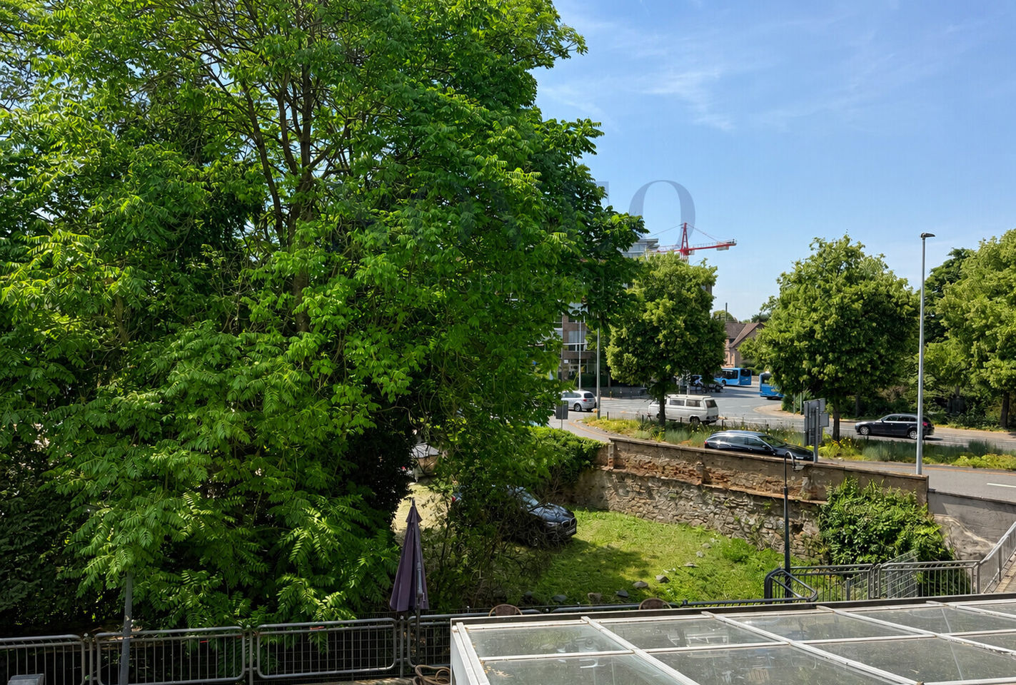 Ausblick Balkon