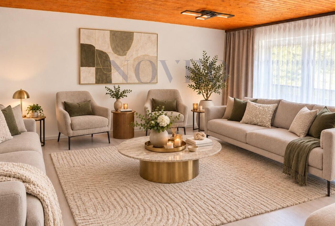 Wohnzimmer Visualisiert