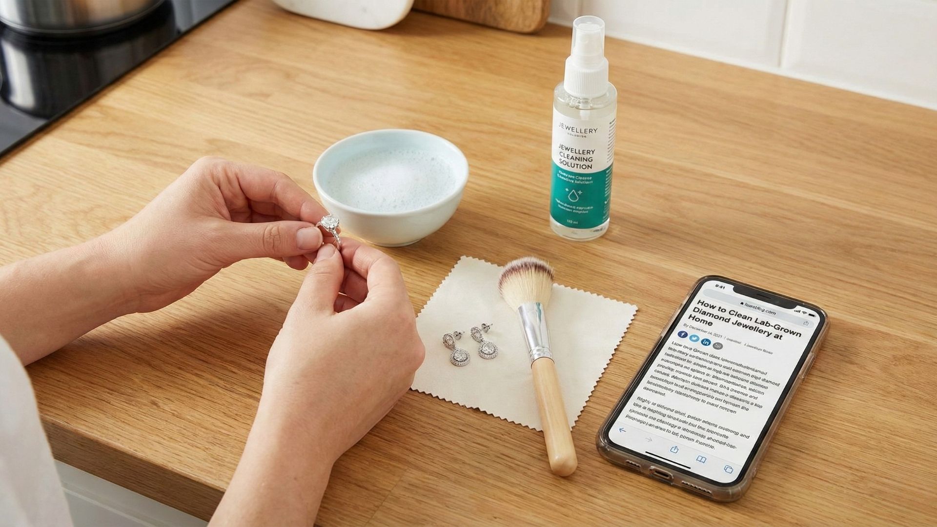 Lab Grown Diamond Engagement ring