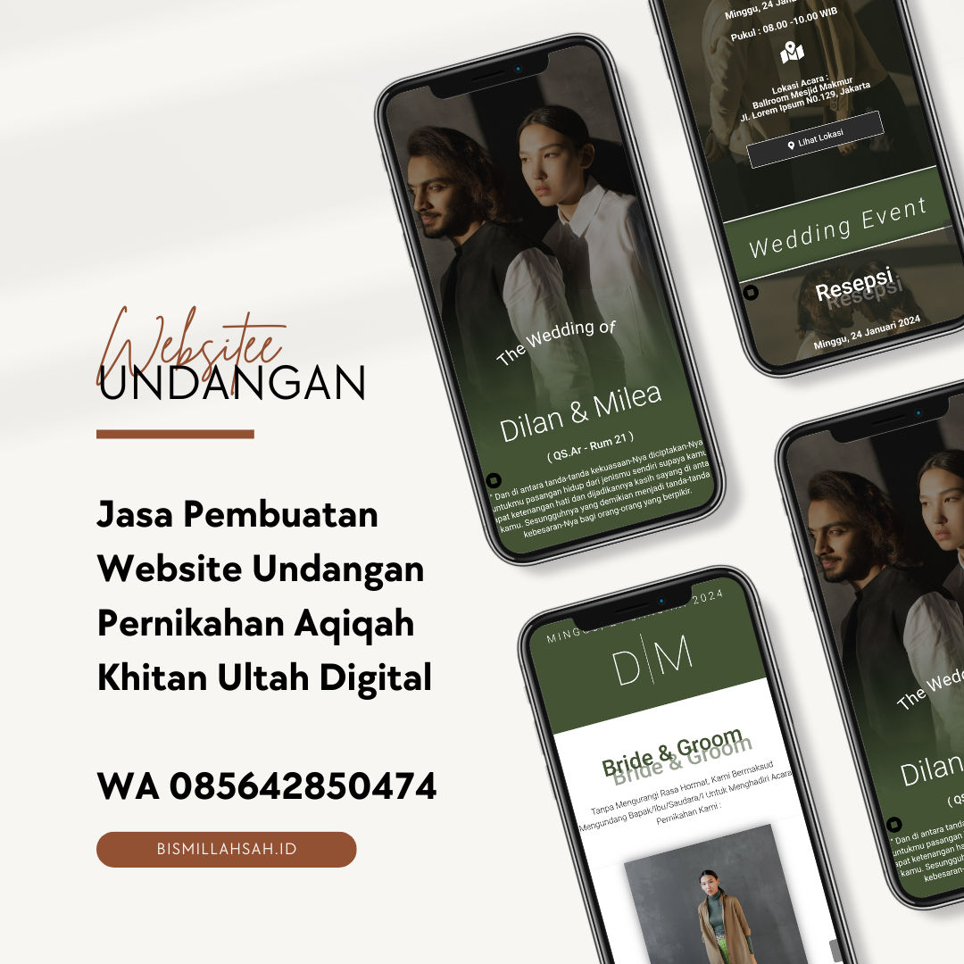 Undangan Digital Pernikahan: Harga Terjangkau & Elegan