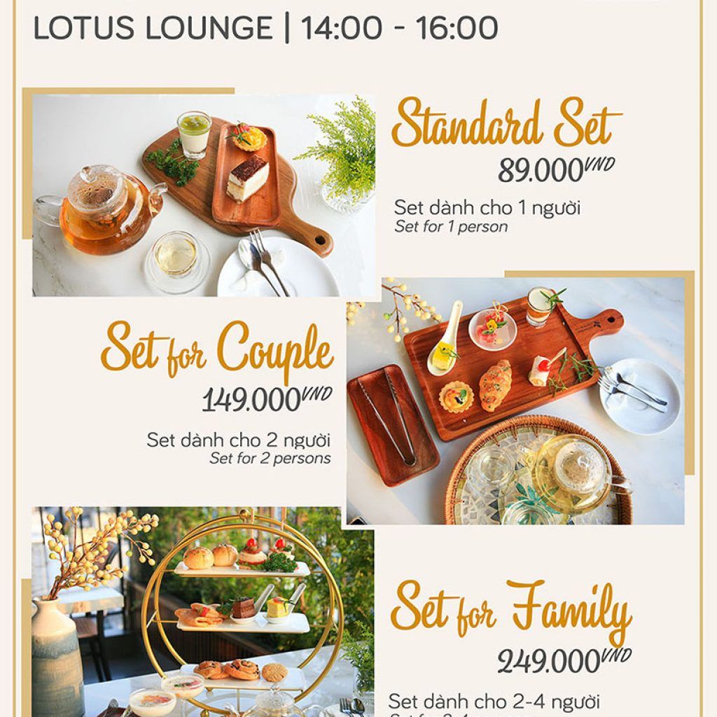AFTERNOON TEA Tra chieu KunKin Garden