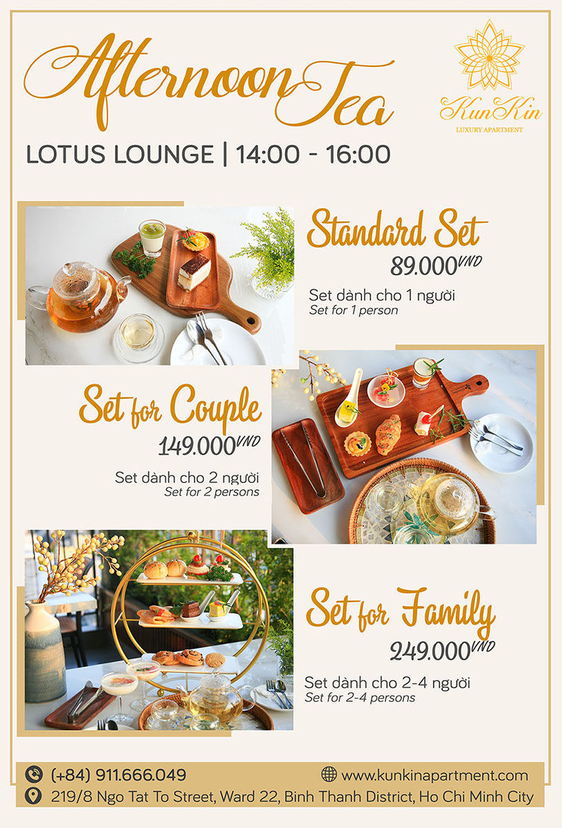 EXPERIENCE AFTERNOON TEA IN THE LUXURIOUS SPACE OF LOTUS LOUNGE