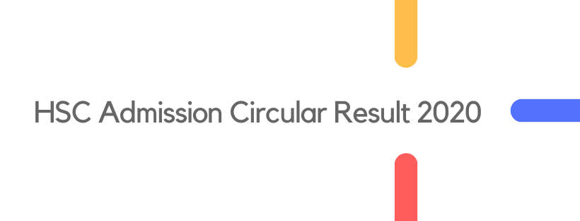 HSC Admission Circular Result 2020