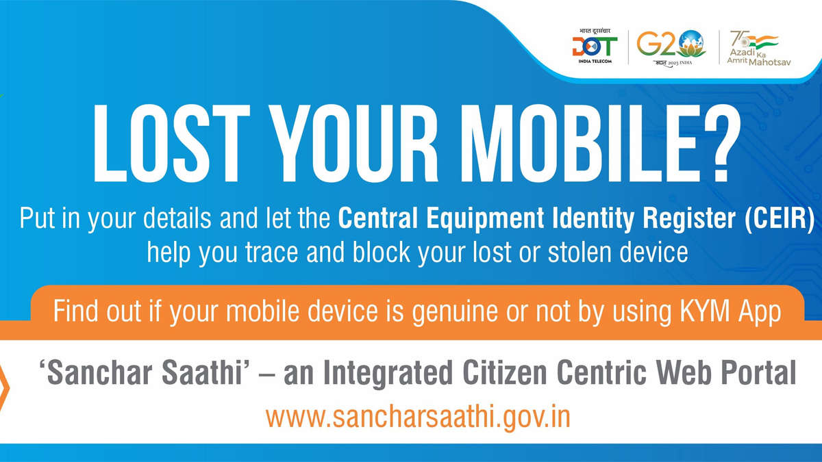 Lost your mobile? Here's how to use ‘Sanchar Saathi’ portal to track or block