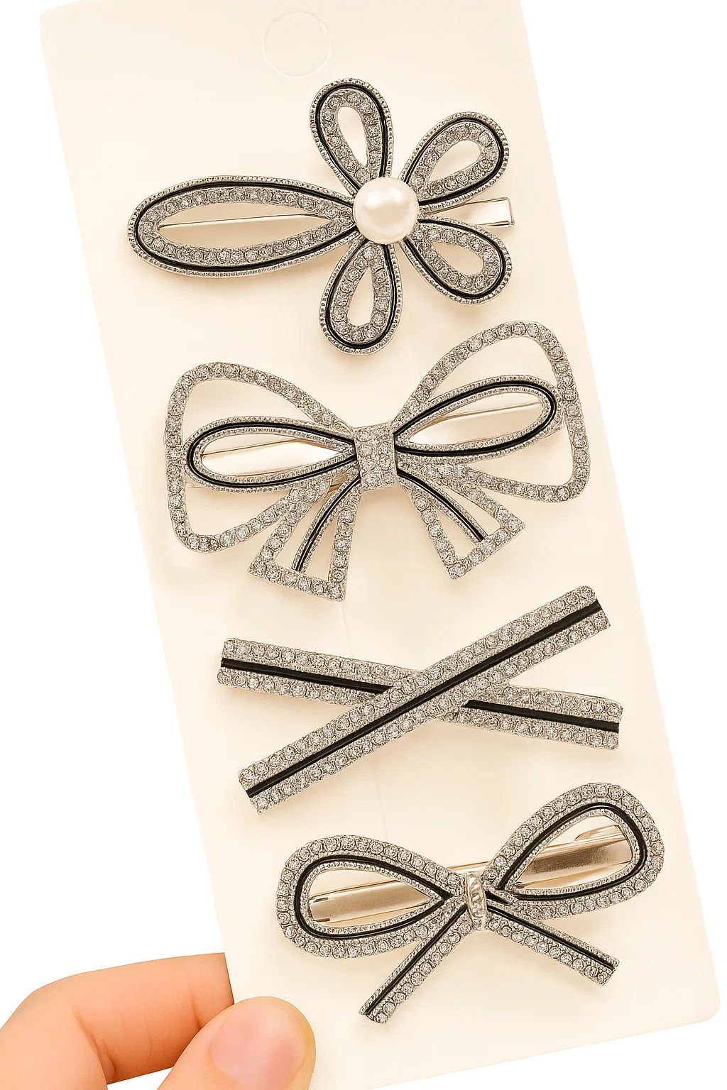 Rhinestone Clips