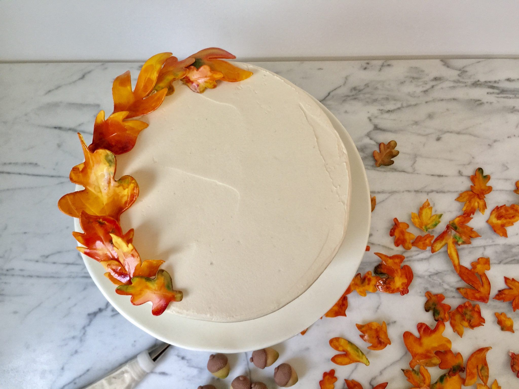 how to make autumn leaves for cakes robyn loves cake