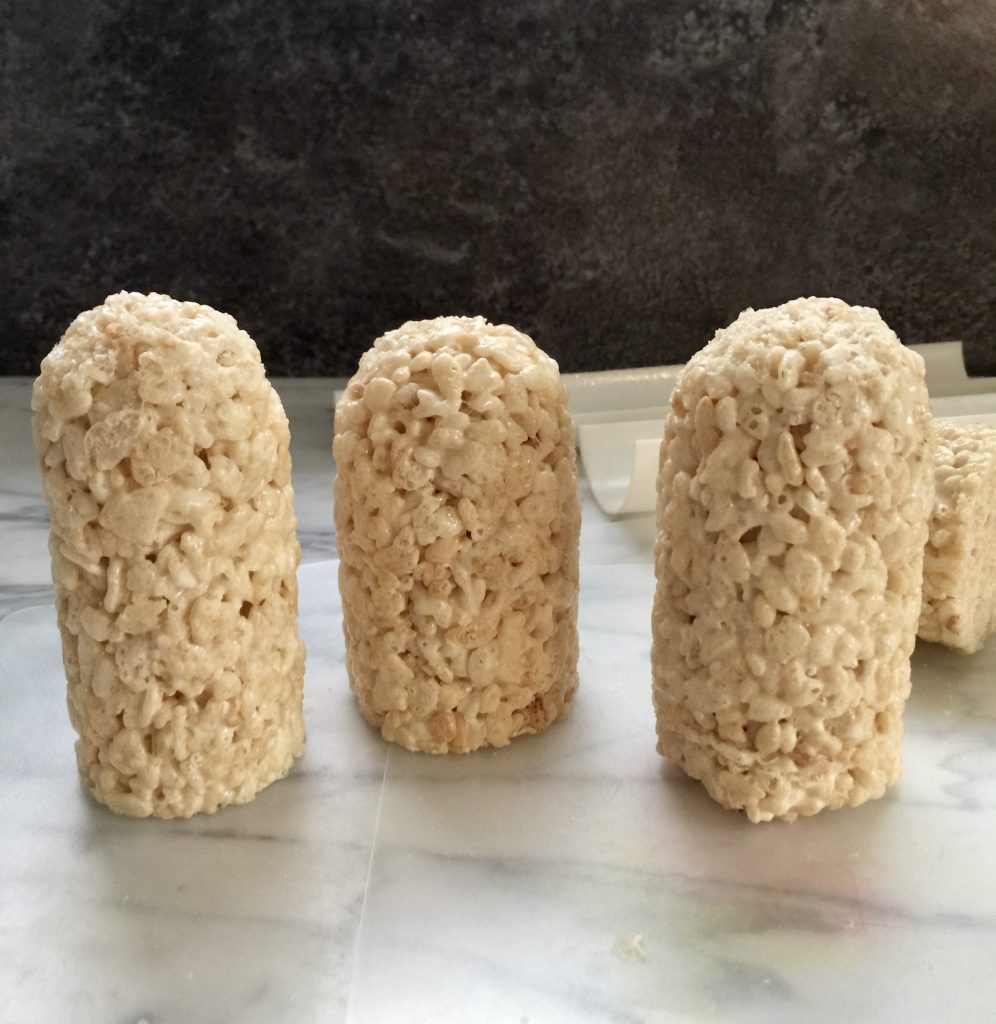 The basic shapes in Rice Krispie treats