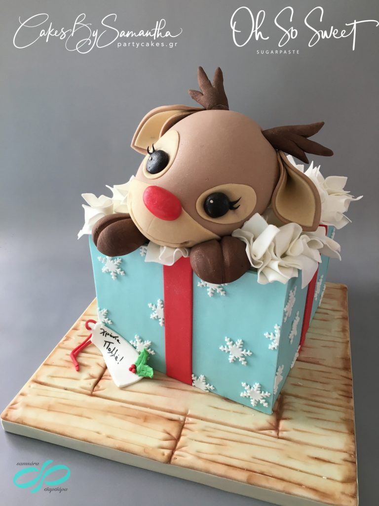 cute christmas cake