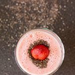 post training strawberry smoothie