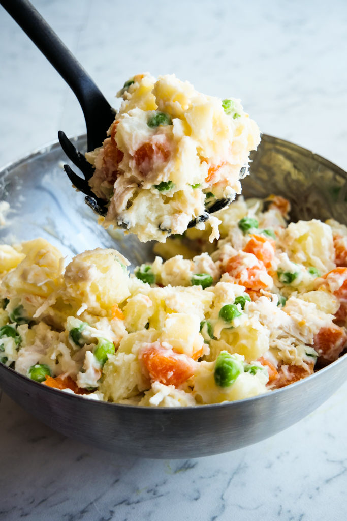 Ensalada de gallina.