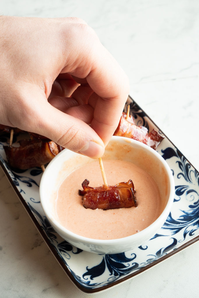 Little Smokies Wrapped in Bacon - The Cookware Geek