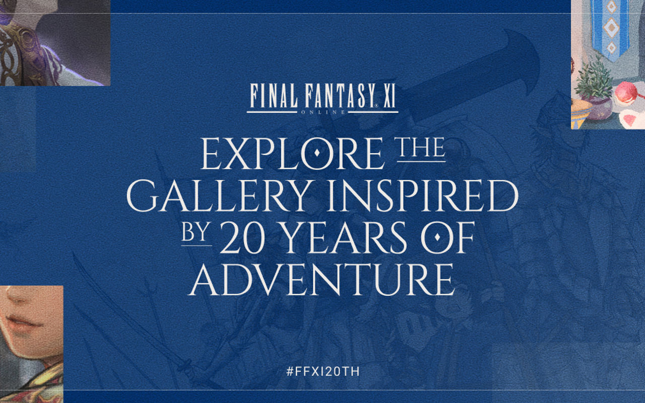 Homepage screenshot of 20yearsof.finalfantasyxi.com