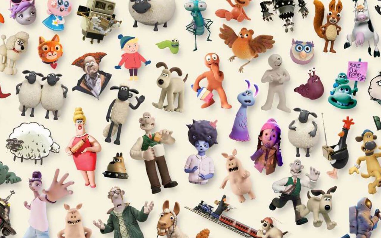 Homepage screenshot of aardman.com