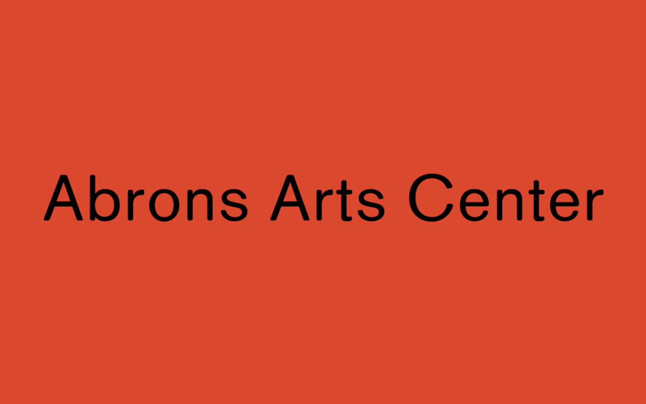 Homepage screenshot of abronsartscenter.org