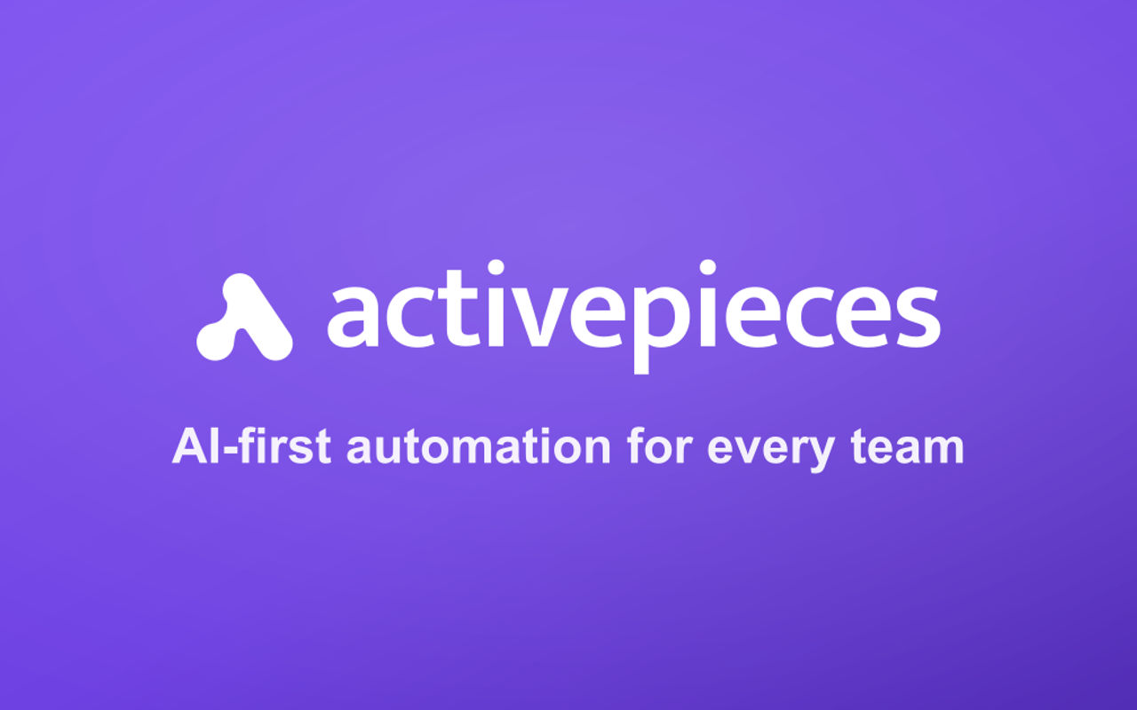 Homepage screenshot of activepieces.com