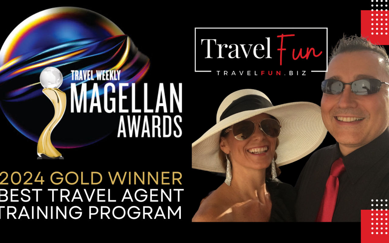Homepage screenshot of agents.travelfunbiz.com