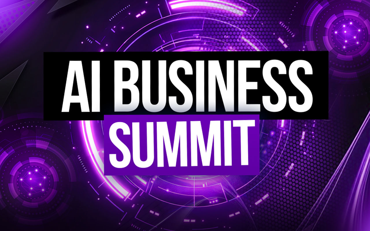 Homepage screenshot of aibusinesssummit.com