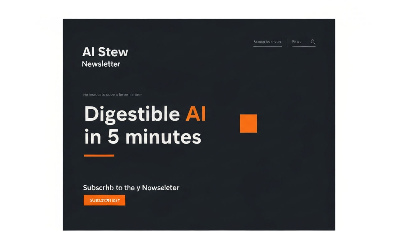 Homepage screenshot of aistew.net