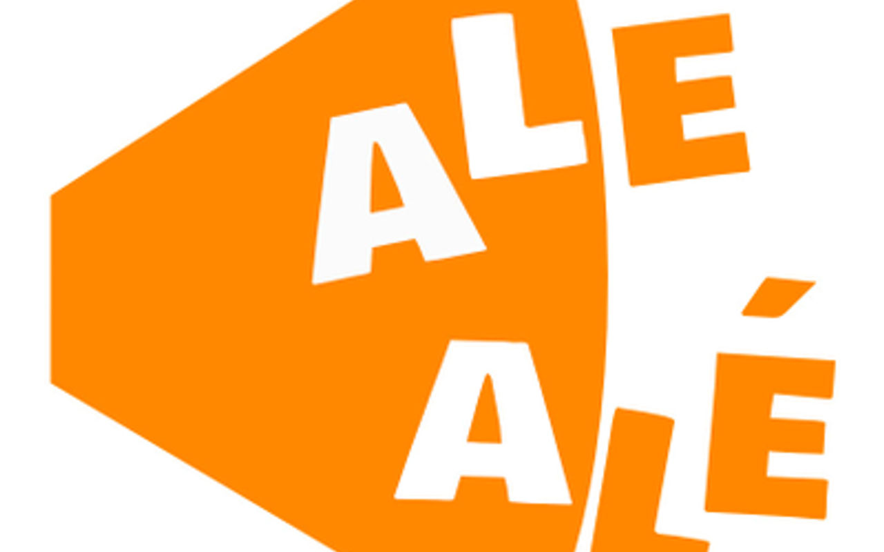 Homepage screenshot of aleale.org
