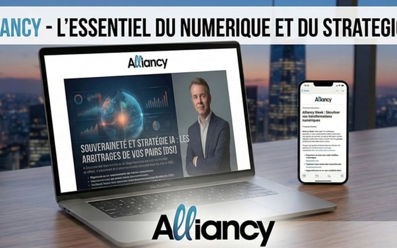Homepage screenshot of alliancy.fr