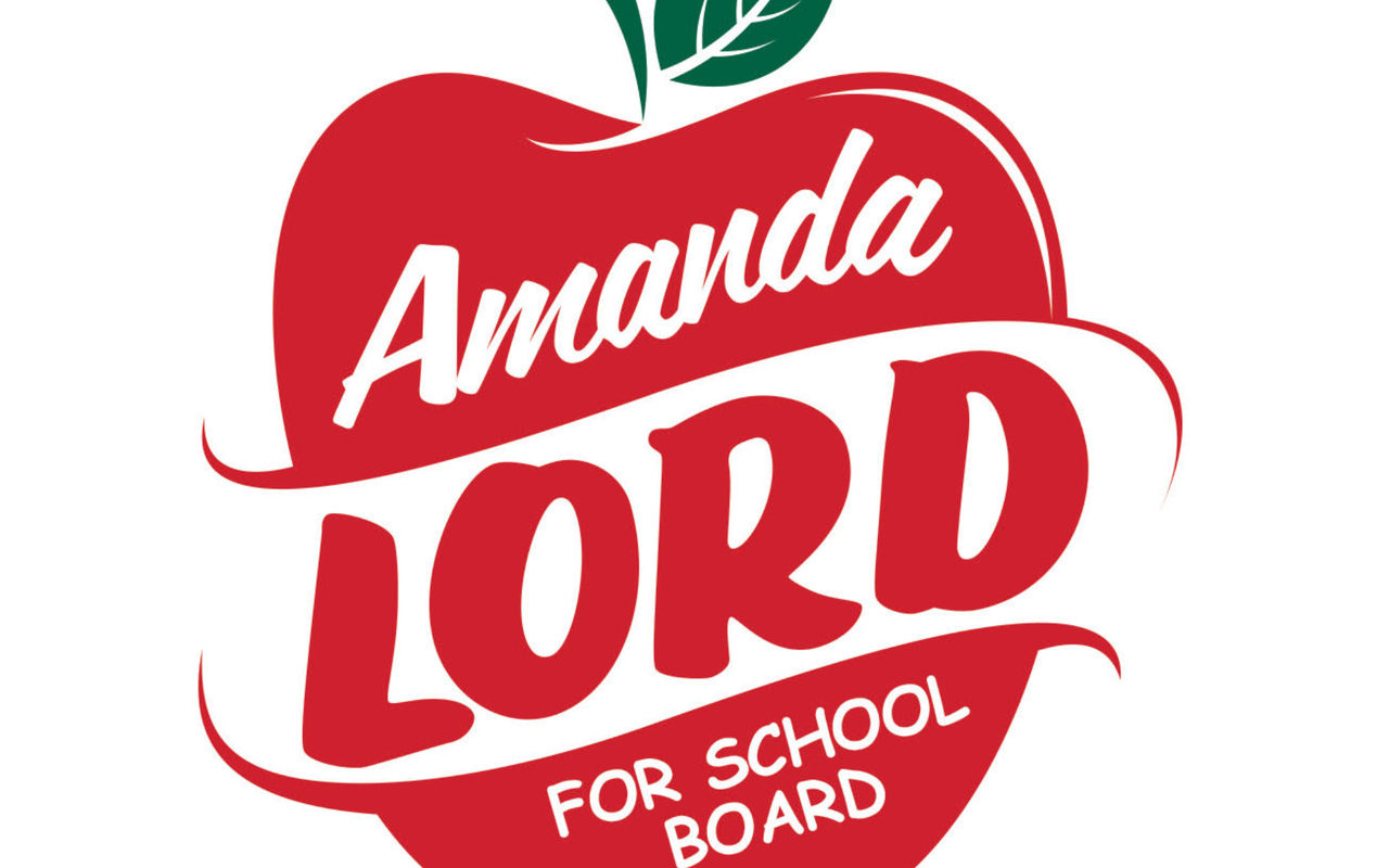 Homepage screenshot of amandalordforschoolboard.com