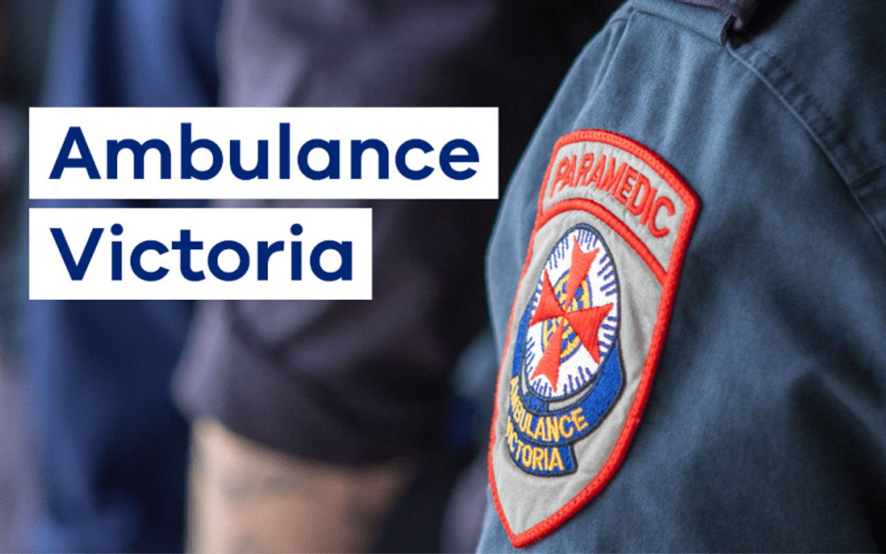 Homepage screenshot of ambulance.vic.gov.au