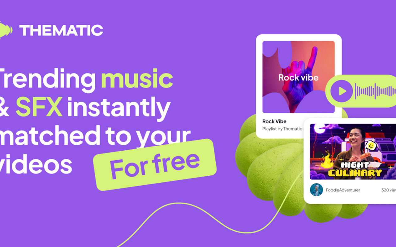 Homepage screenshot of app.hellothematic.com