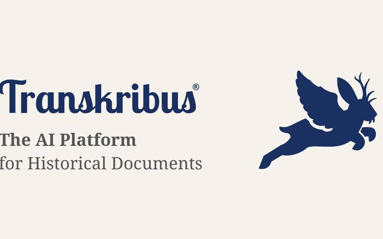 Homepage screenshot of app.transkribus.org