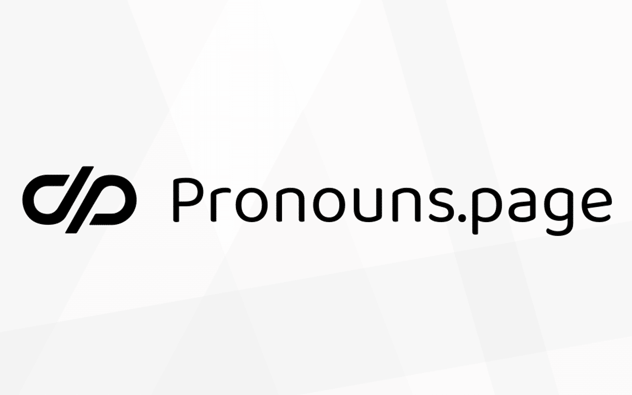 Homepage screenshot of ar.pronouns.page