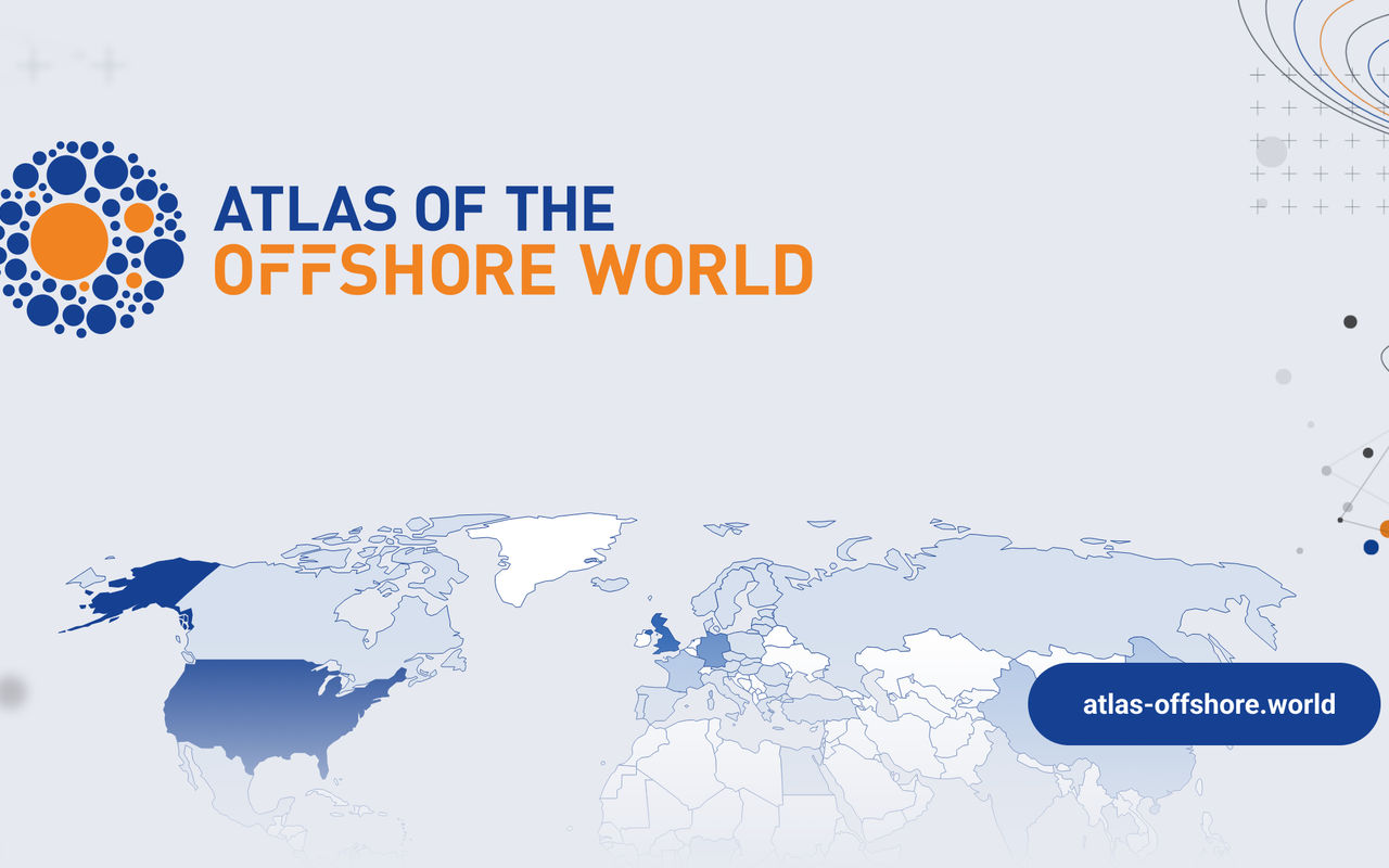 Homepage screenshot of atlas-offshore-world.org