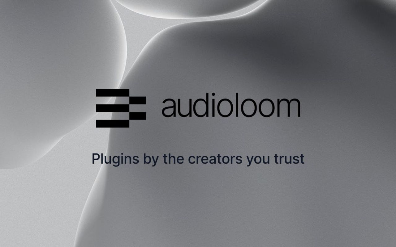 Homepage screenshot of audioloom.com