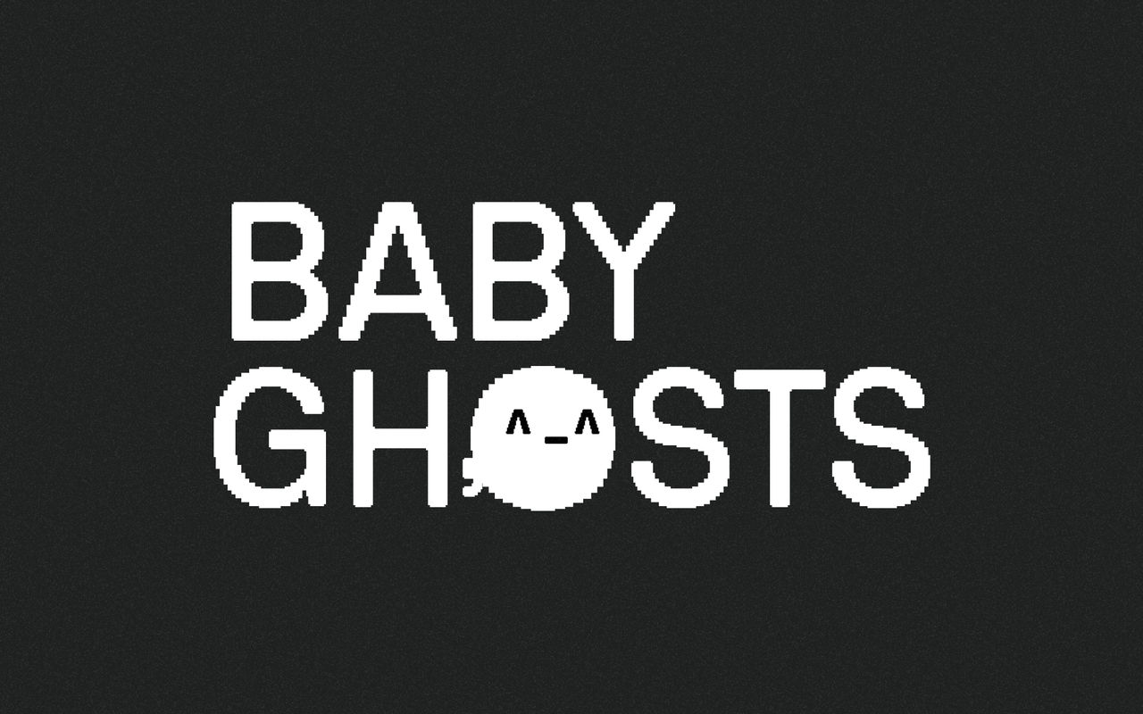 Homepage screenshot of babyghosts.fund