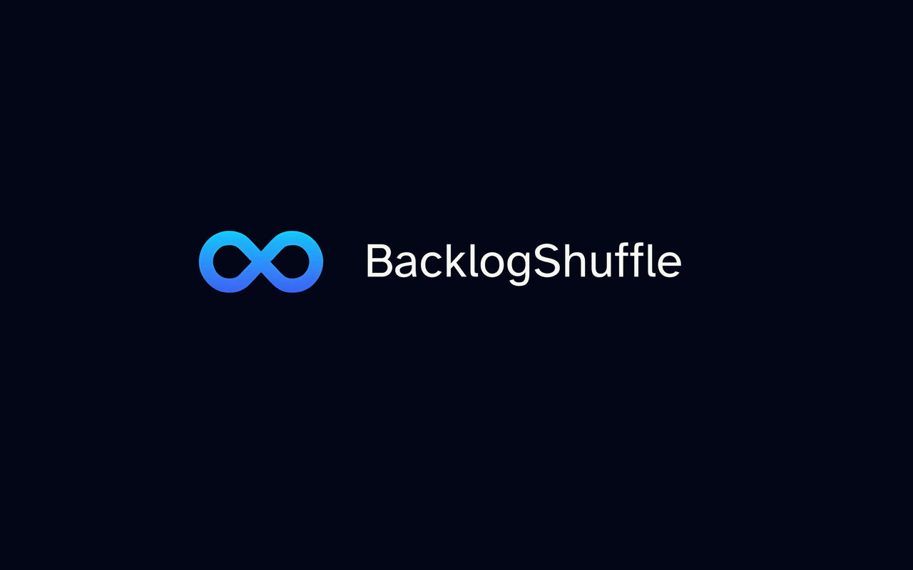 Homepage screenshot of backlogshuffle.com