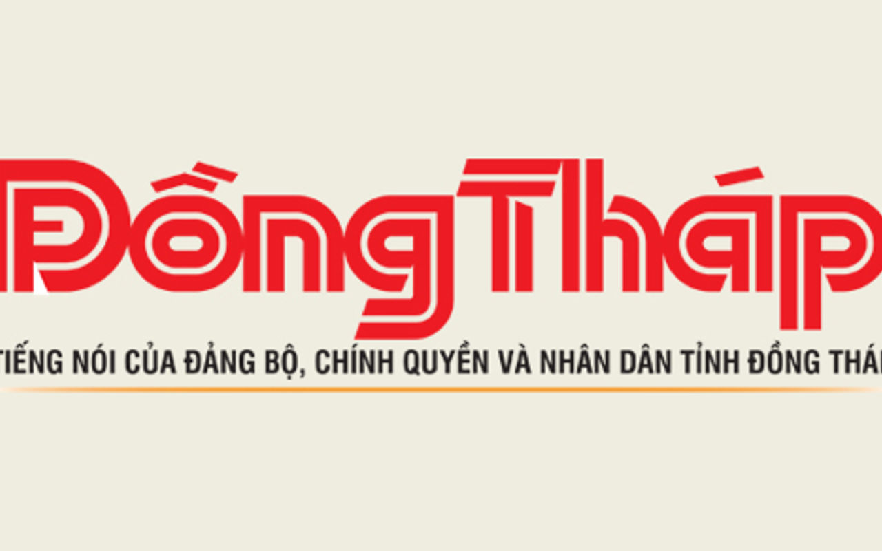 Homepage screenshot of baodongthap.vn
