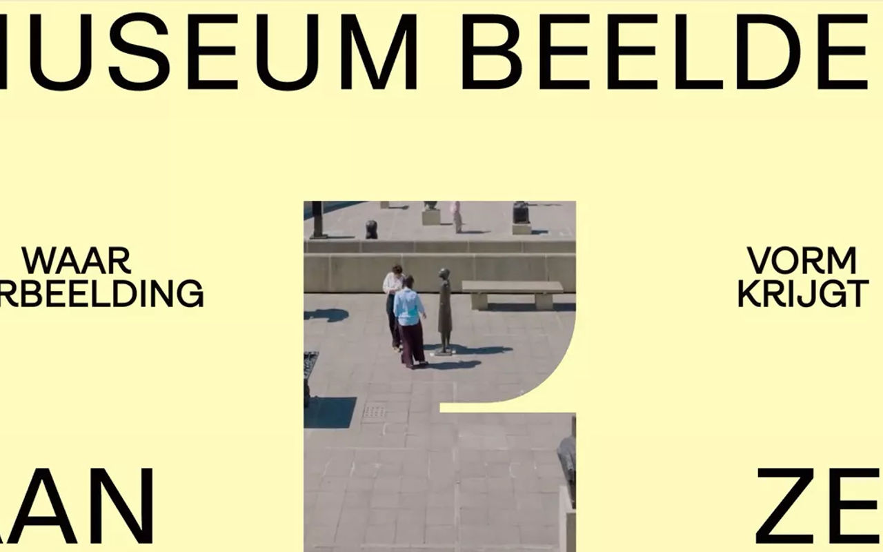 Homepage screenshot of beeldenaanzee.nl
