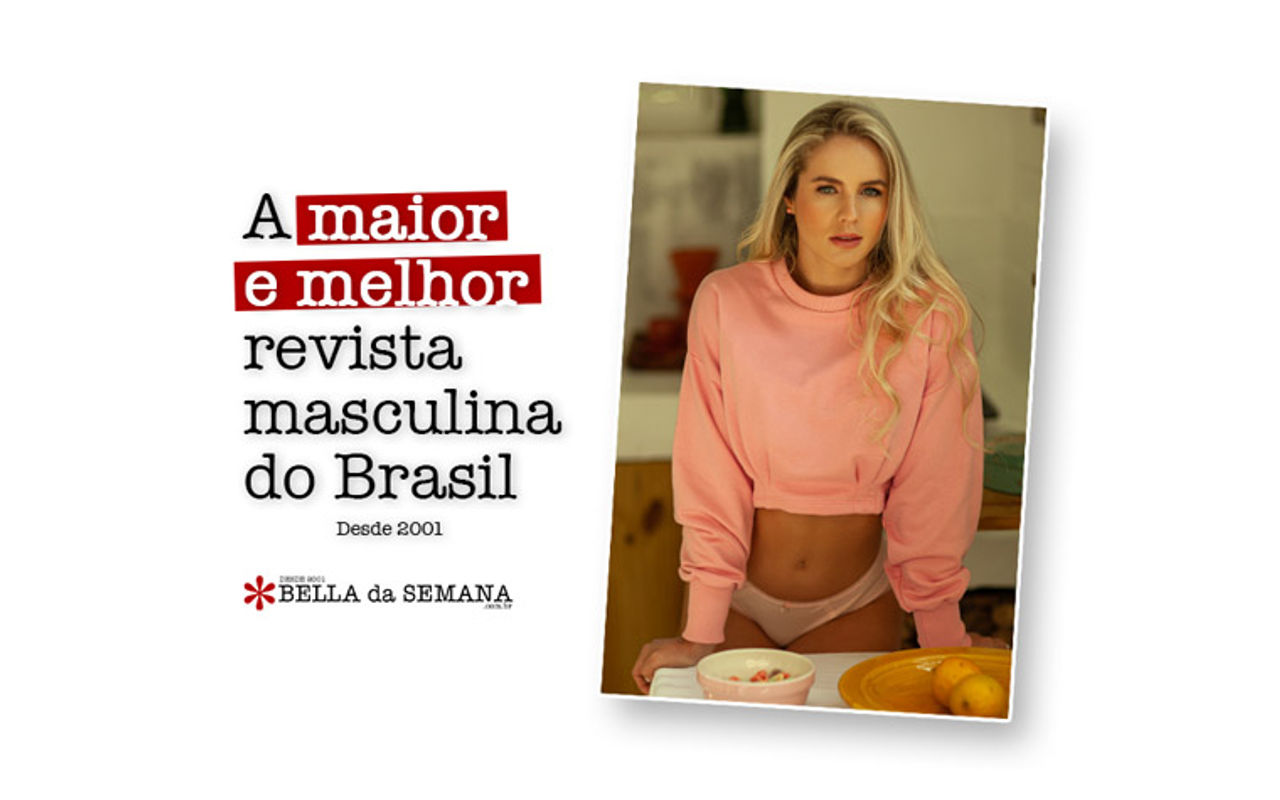 Homepage screenshot of belladasemana.com.br