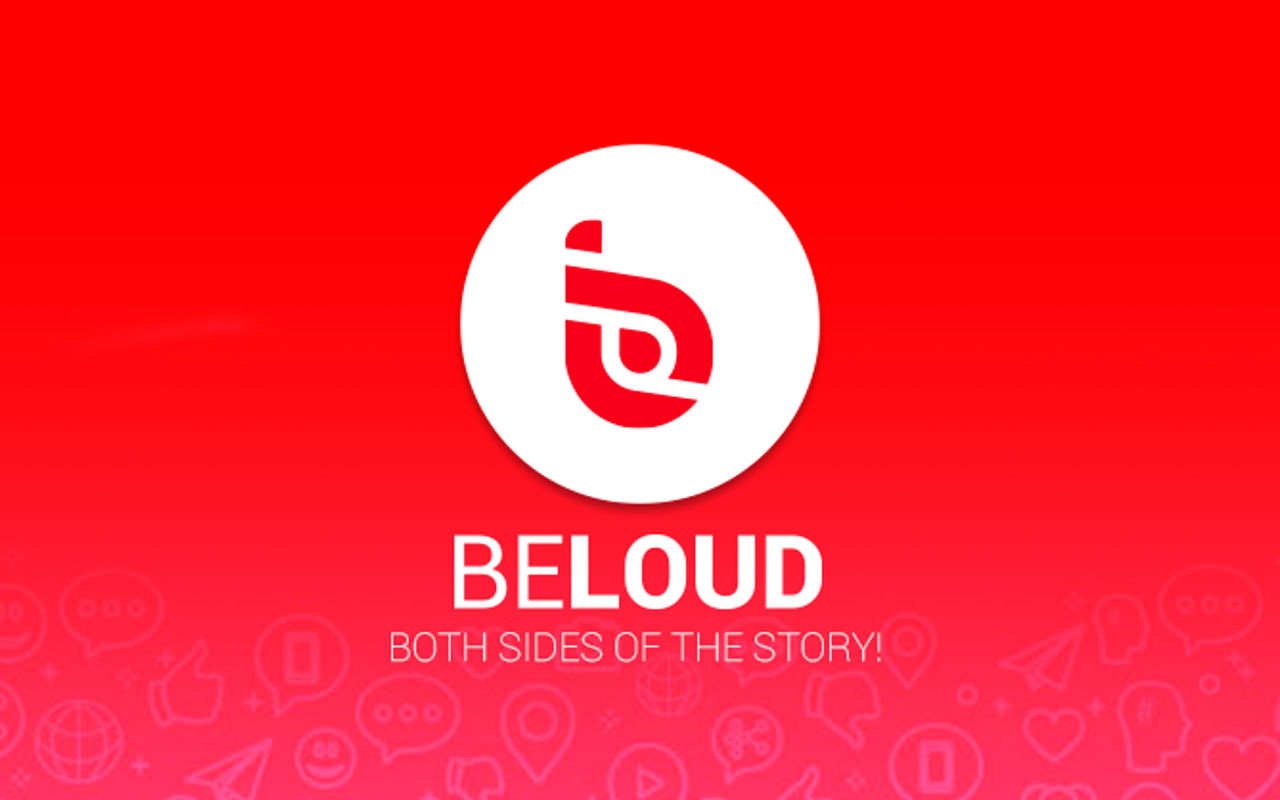 Homepage screenshot of beloud.com