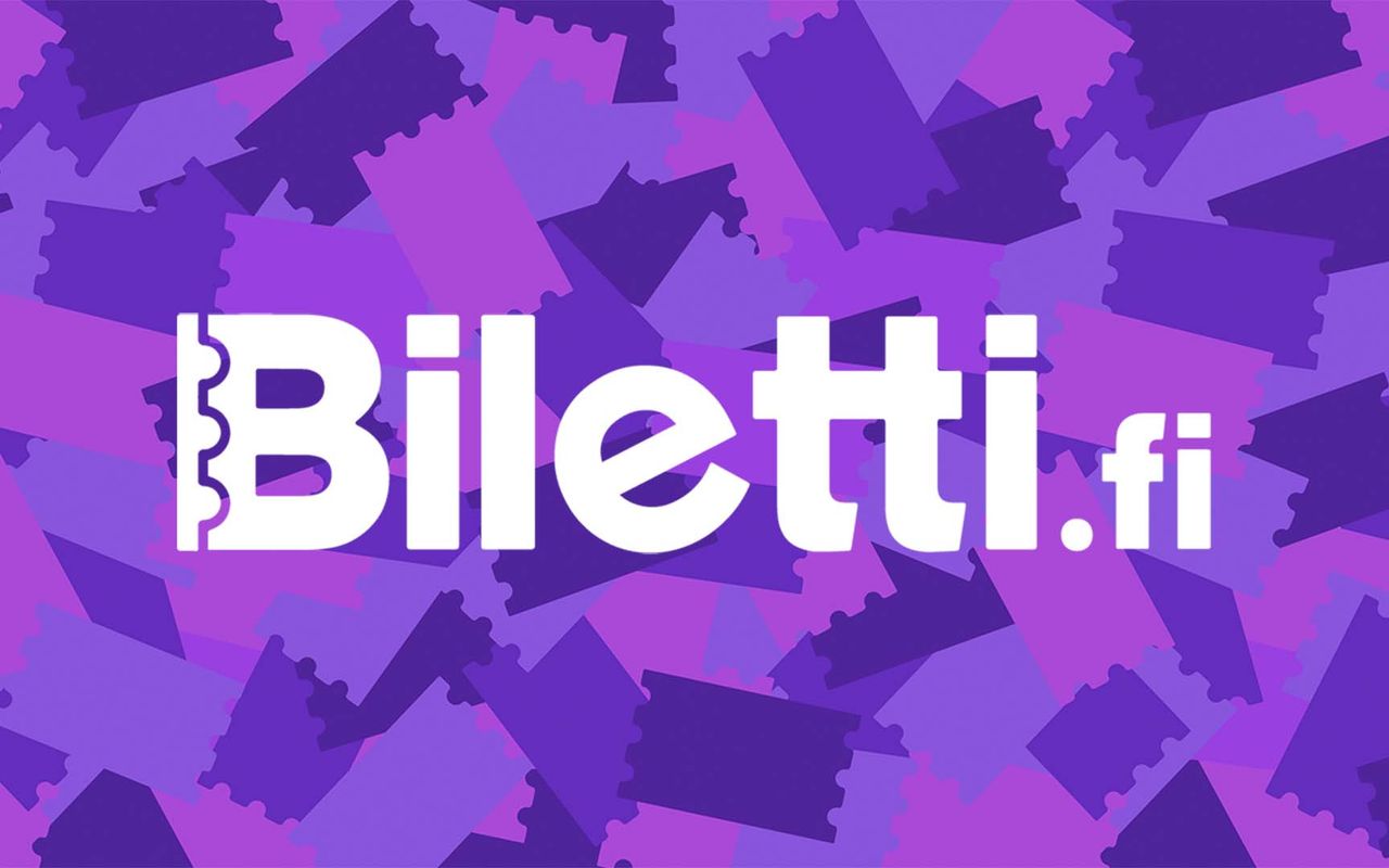 Homepage screenshot of biletti.fi