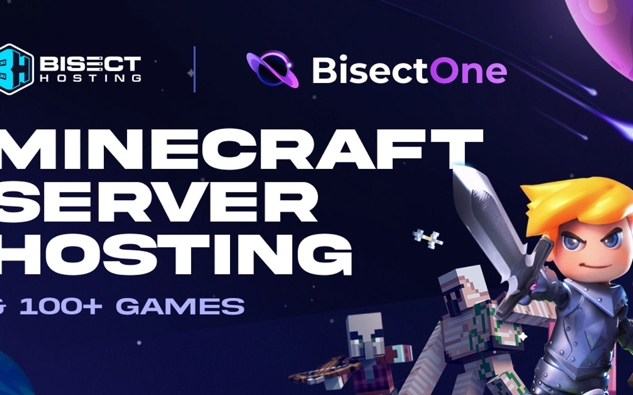 Homepage screenshot of bisecthosting.com