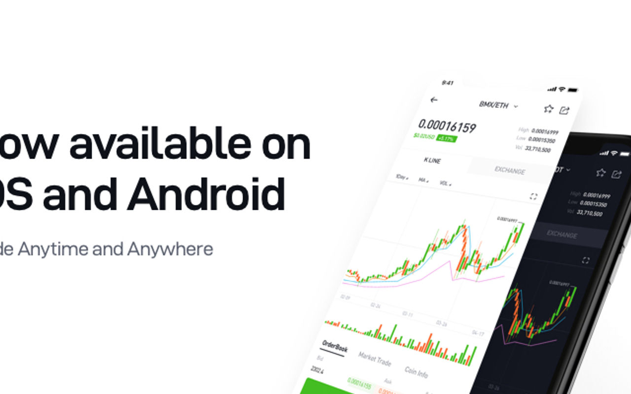 Homepage screenshot of bitmart.com