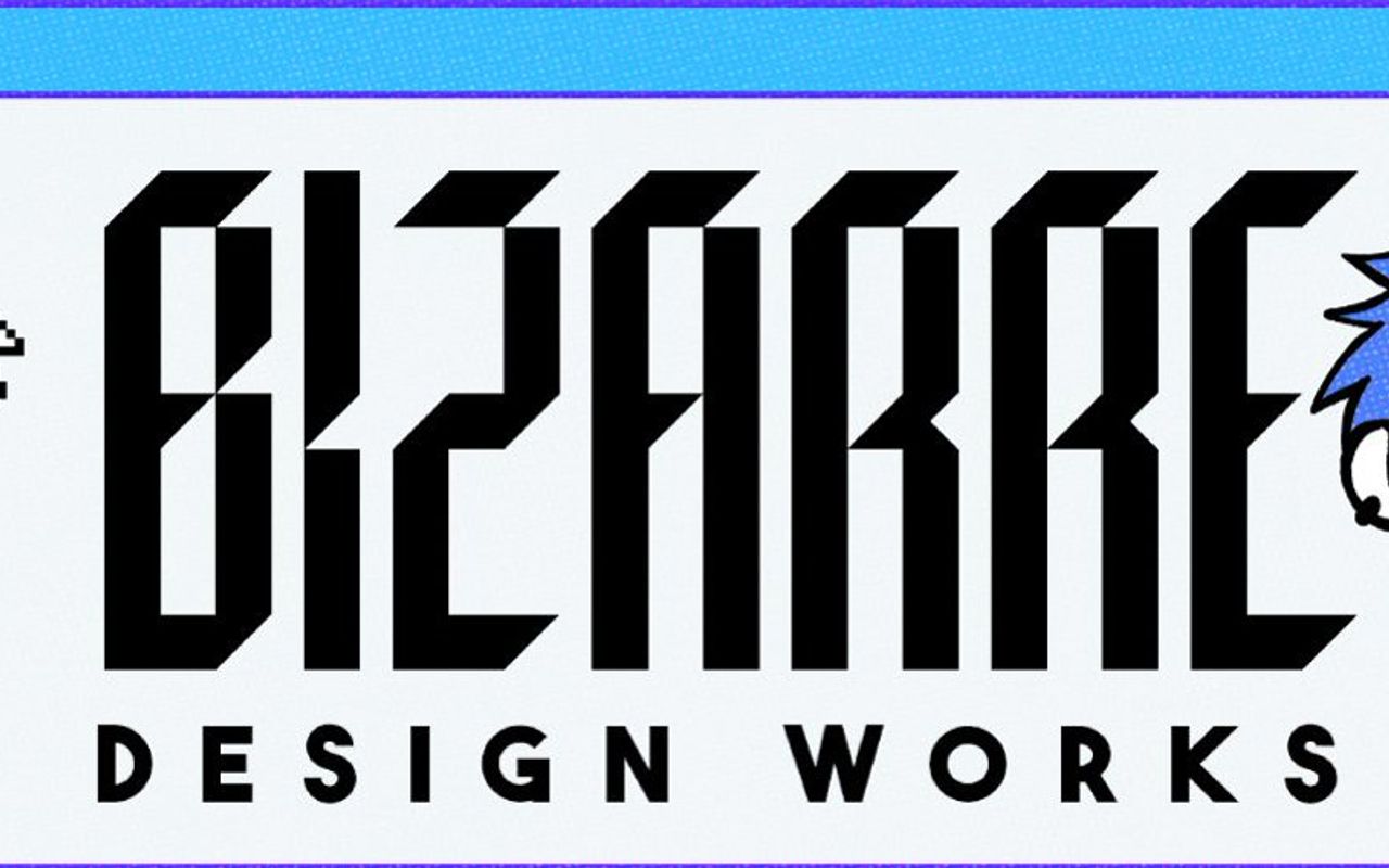 Homepage screenshot of bizarredesignworks.com