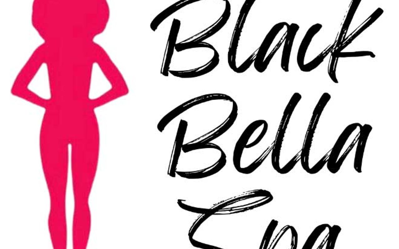 Homepage screenshot of blackbellaspa.com