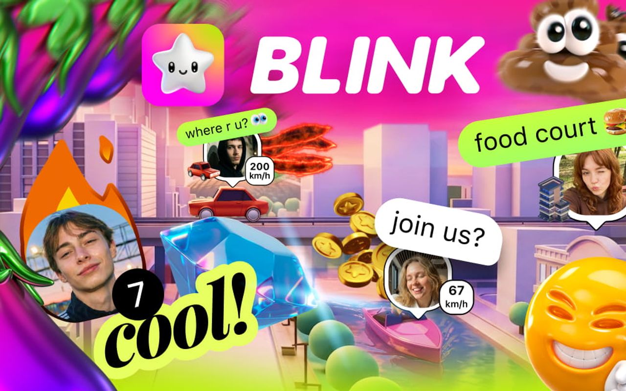 Homepage screenshot of blinkmap.com