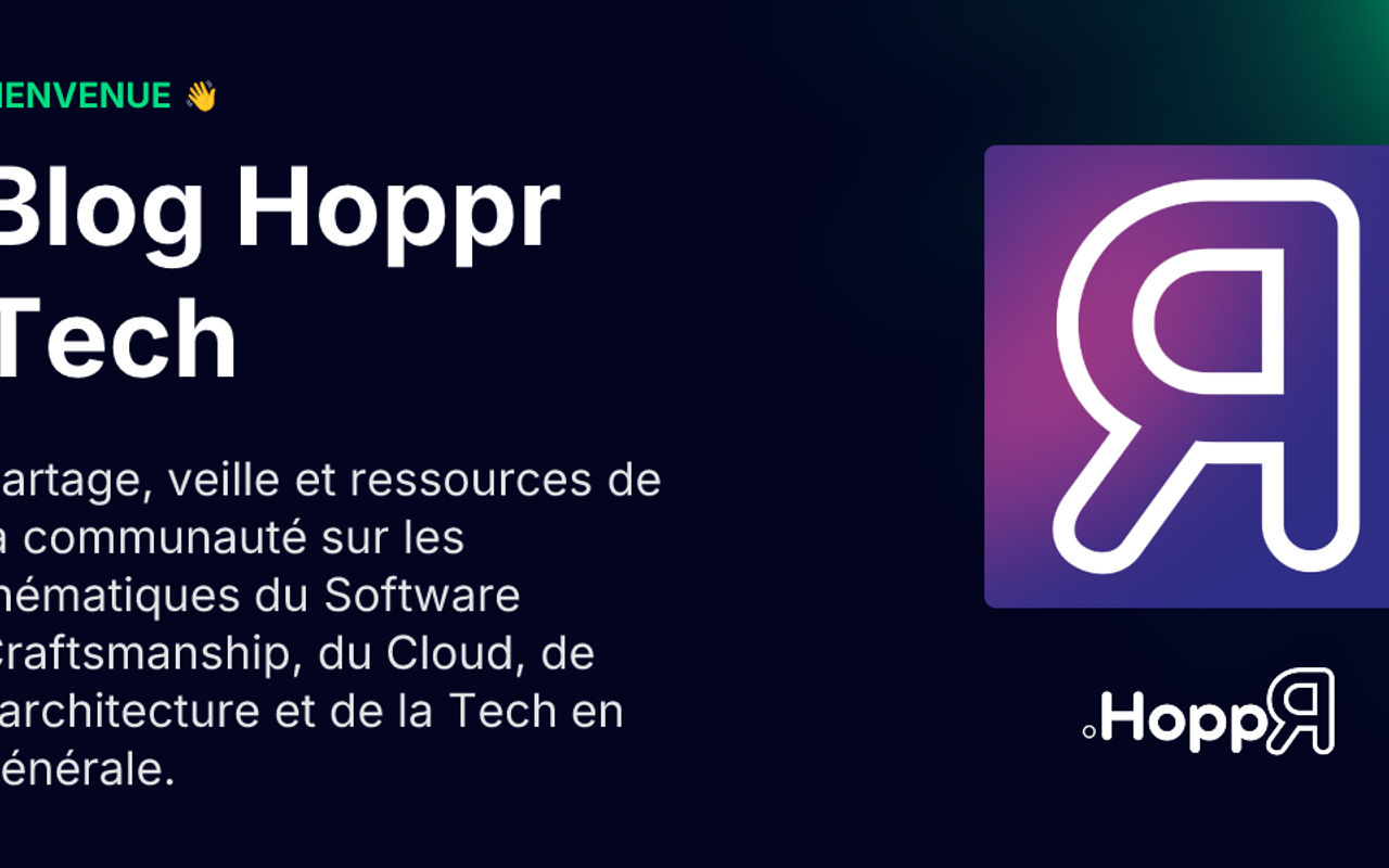 Homepage screenshot of blog.hoppr.tech