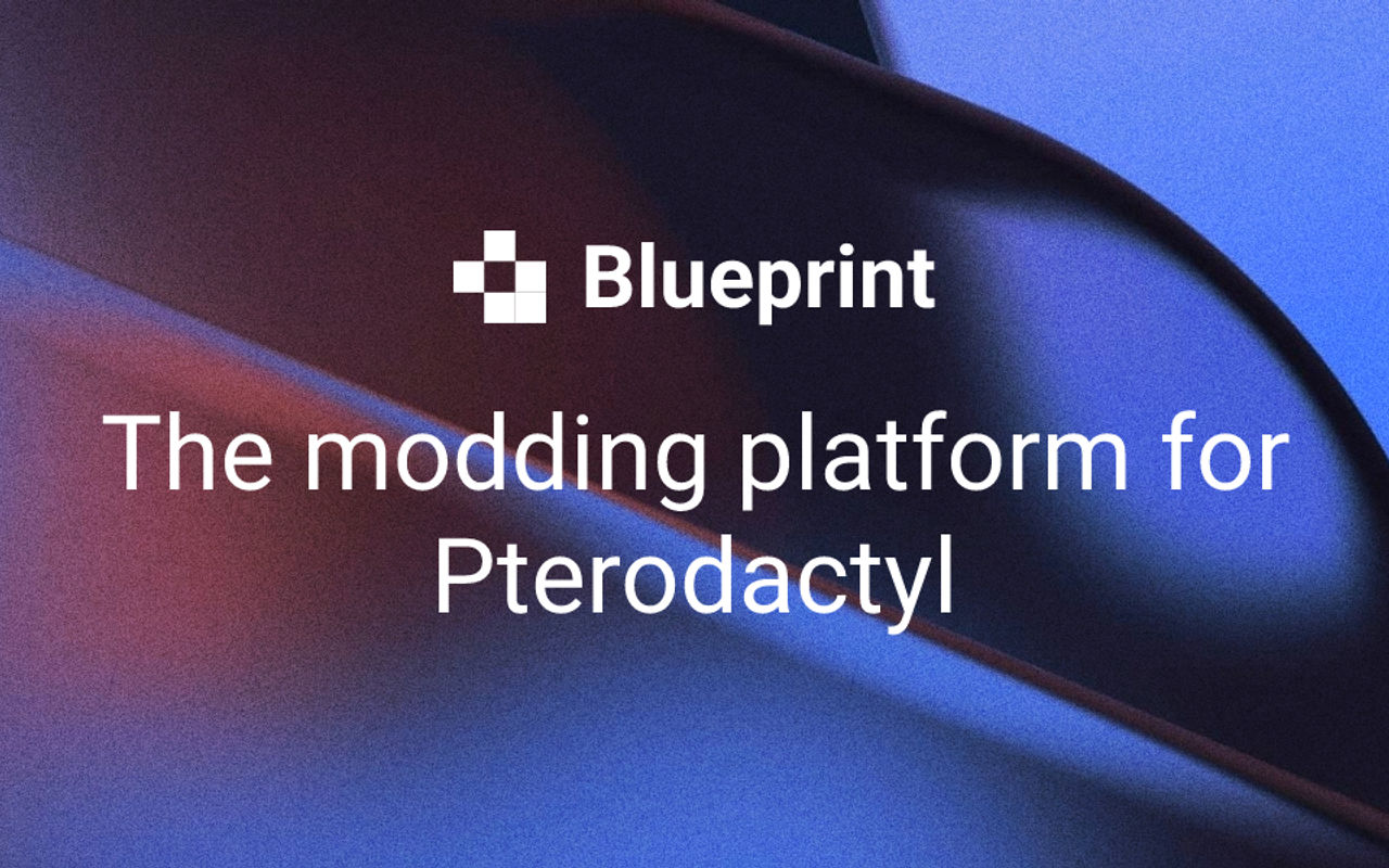 Homepage screenshot of blueprint.zip