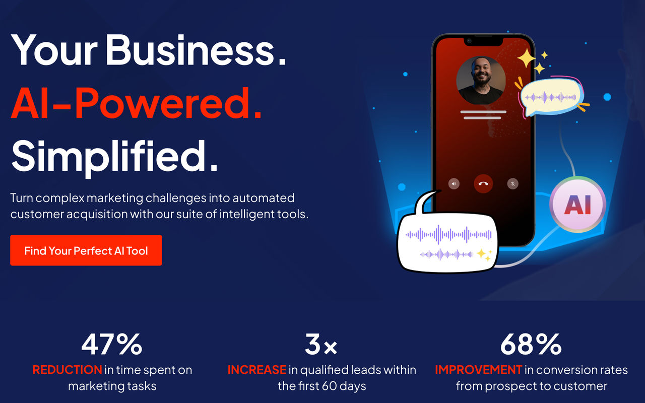 Homepage screenshot of bolderdigital.com.au