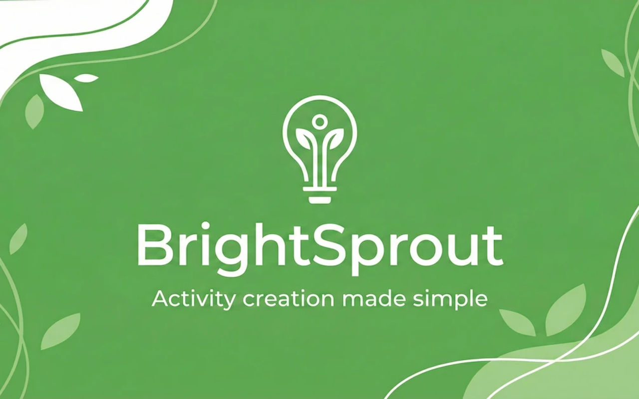 Homepage screenshot of brightsprout.com