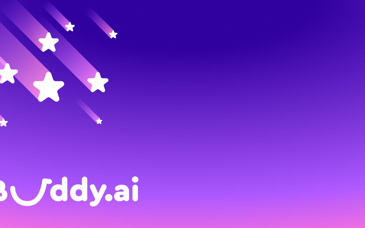 Homepage screenshot of buddy.ai