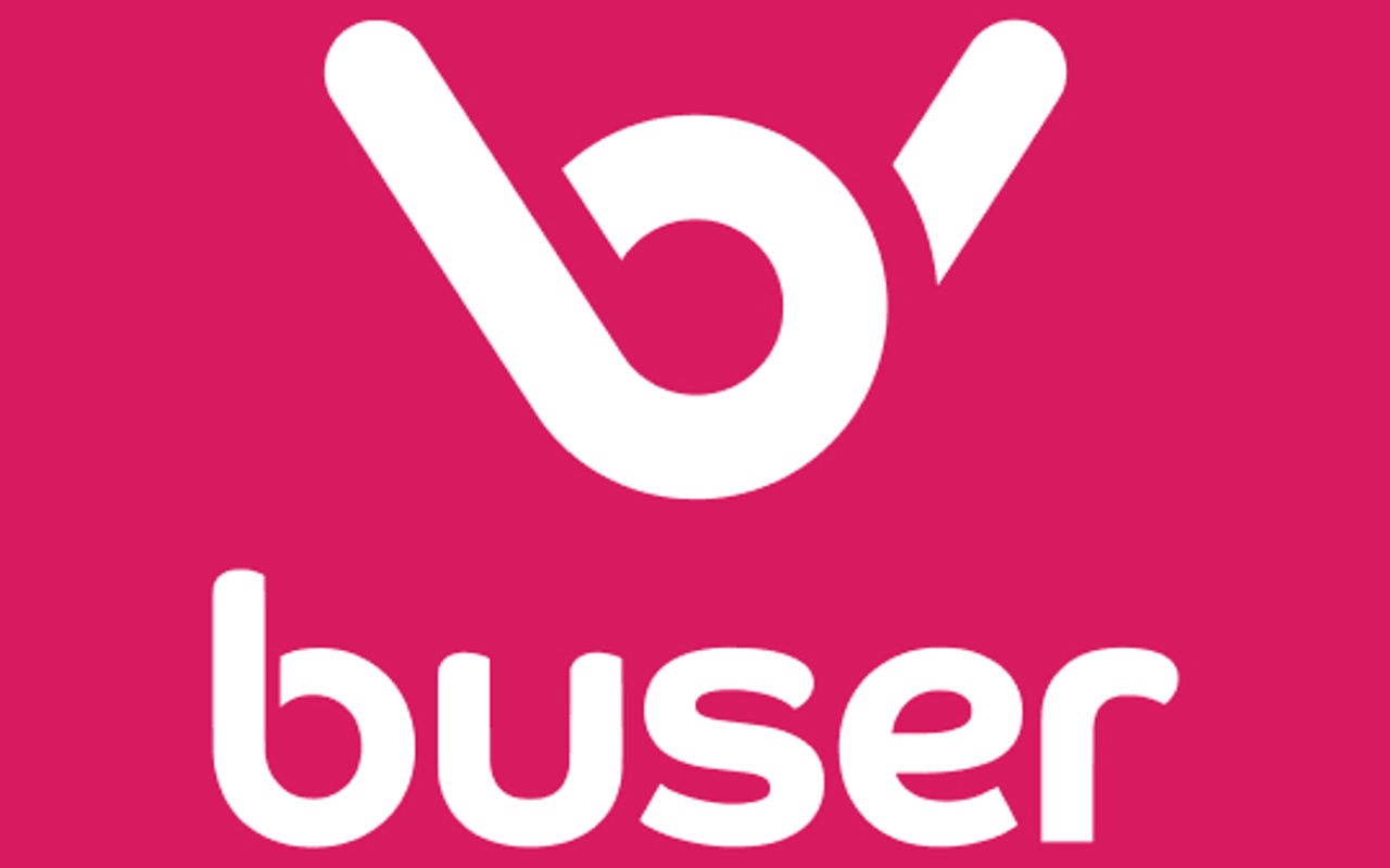 Homepage screenshot of buser.com.br